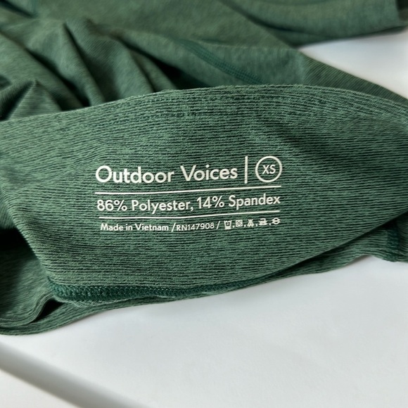 Outdoor Voices Warm-up Legging Hunter Green XS - Picture 4 of 5